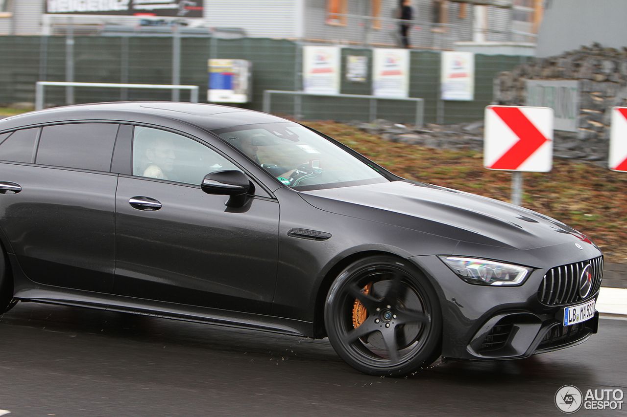 mercedes-amg-gt4-spotted-road-5 Mercedes-AMG GT 4-Door Spotted In Traffic Looking Menacing