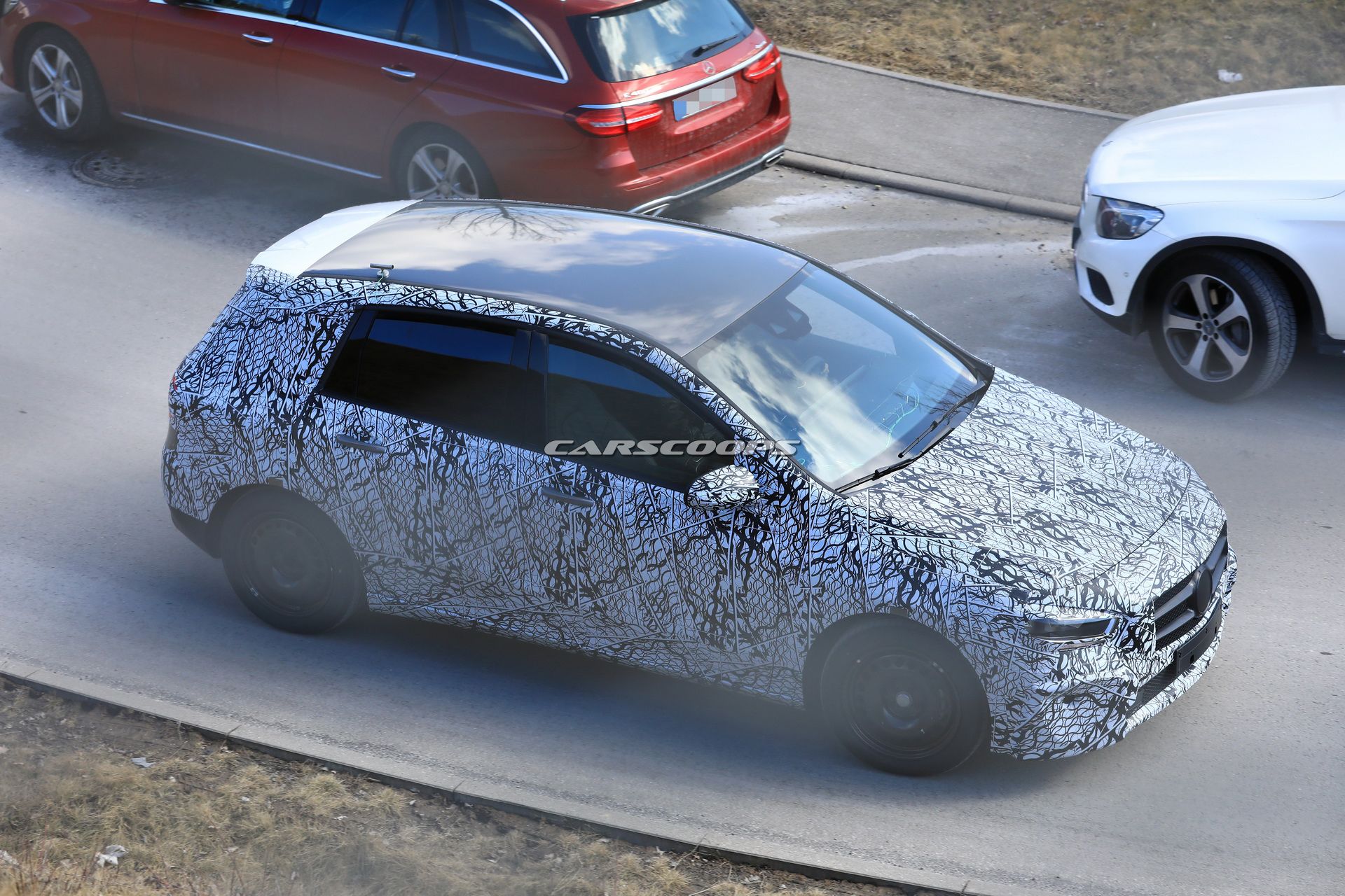 mercedes-b-class-spy-shots-interior-9 2019 Mercedes B-Class Reveals New Interior And Grille Design