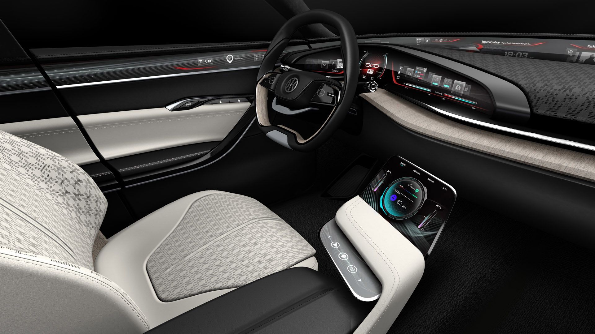 pininfarina-hkg-h500-interior Pininfarina And HKG Reveal New H600 And K350 Concepts In China