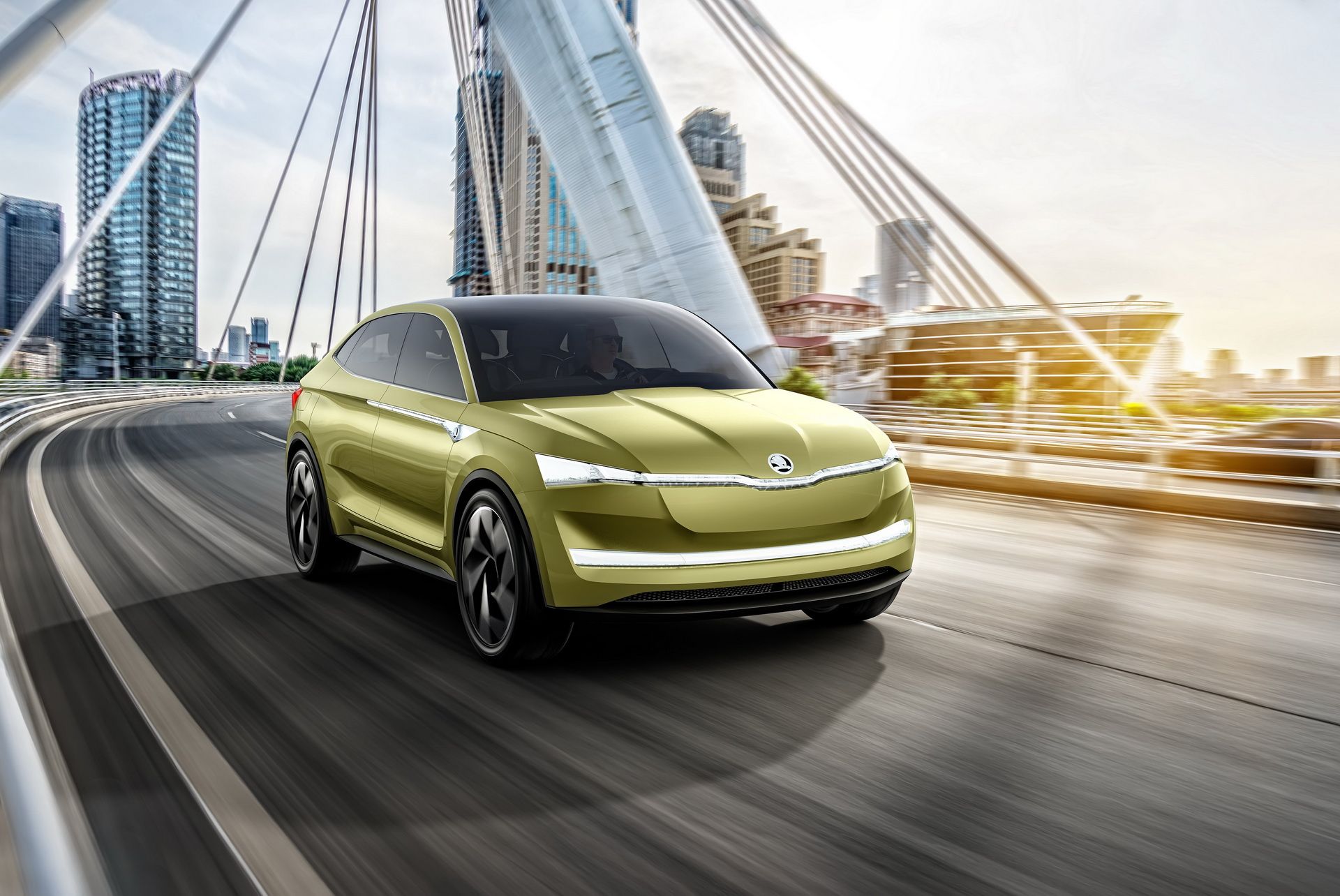 skoda-vision-e-concept-1 Fully Electric Skoda SUV Coupe Announced For 2020