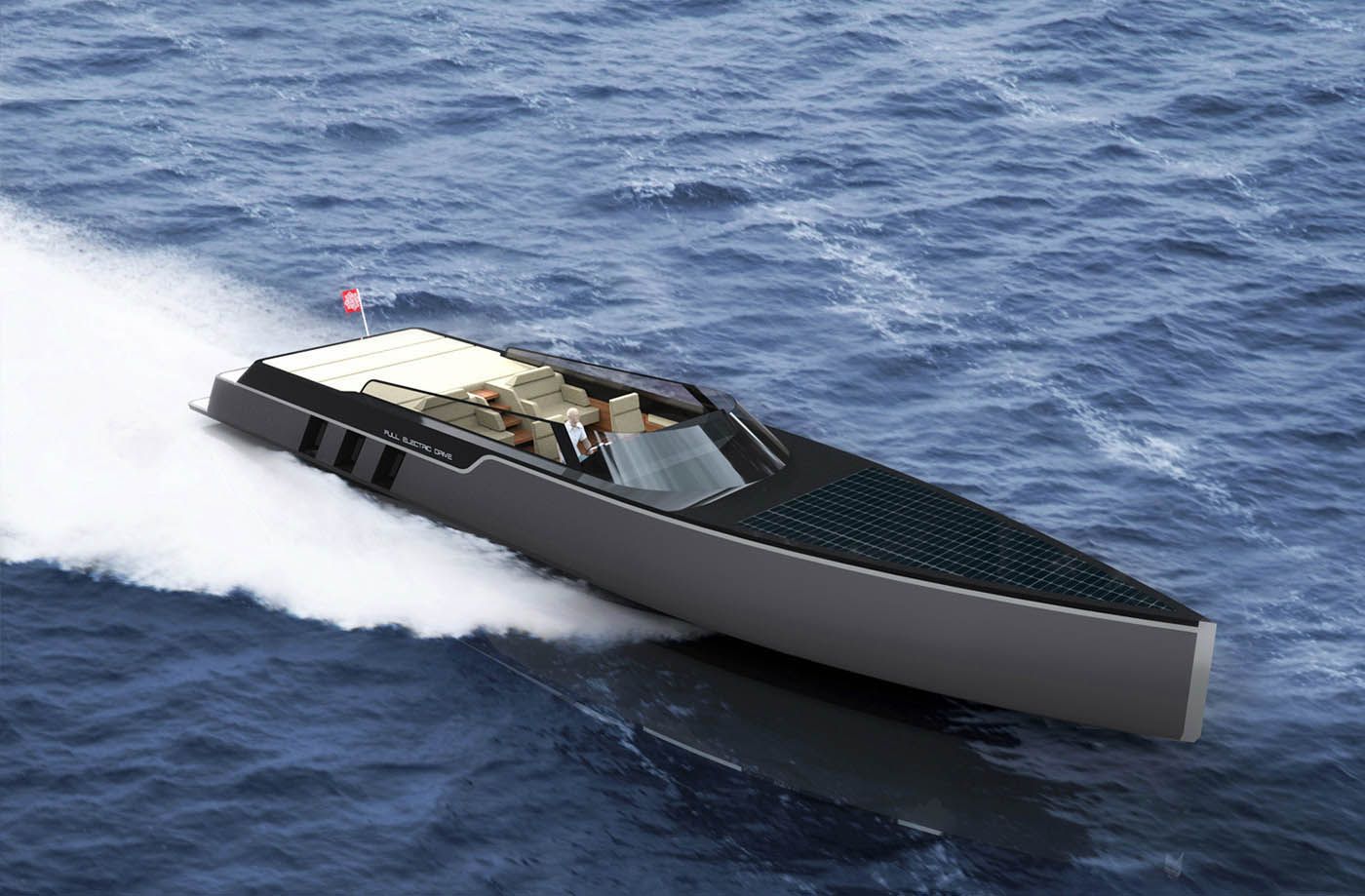 tesla-yacht-10 If Tesla Made An Electric Motor Yacht, It Might Look Something Like This