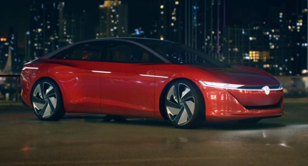  Volkswagen I.D. Vizzion Concept Hits The Road Prior To China Debut