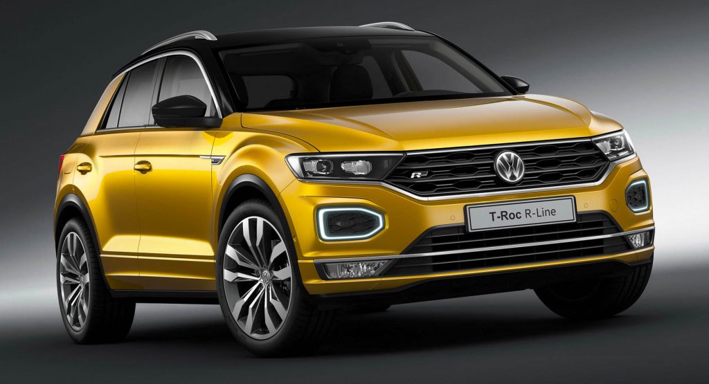  VW T-Roc And Tiguan Allspace Try To Look Fast With R-Line Trims