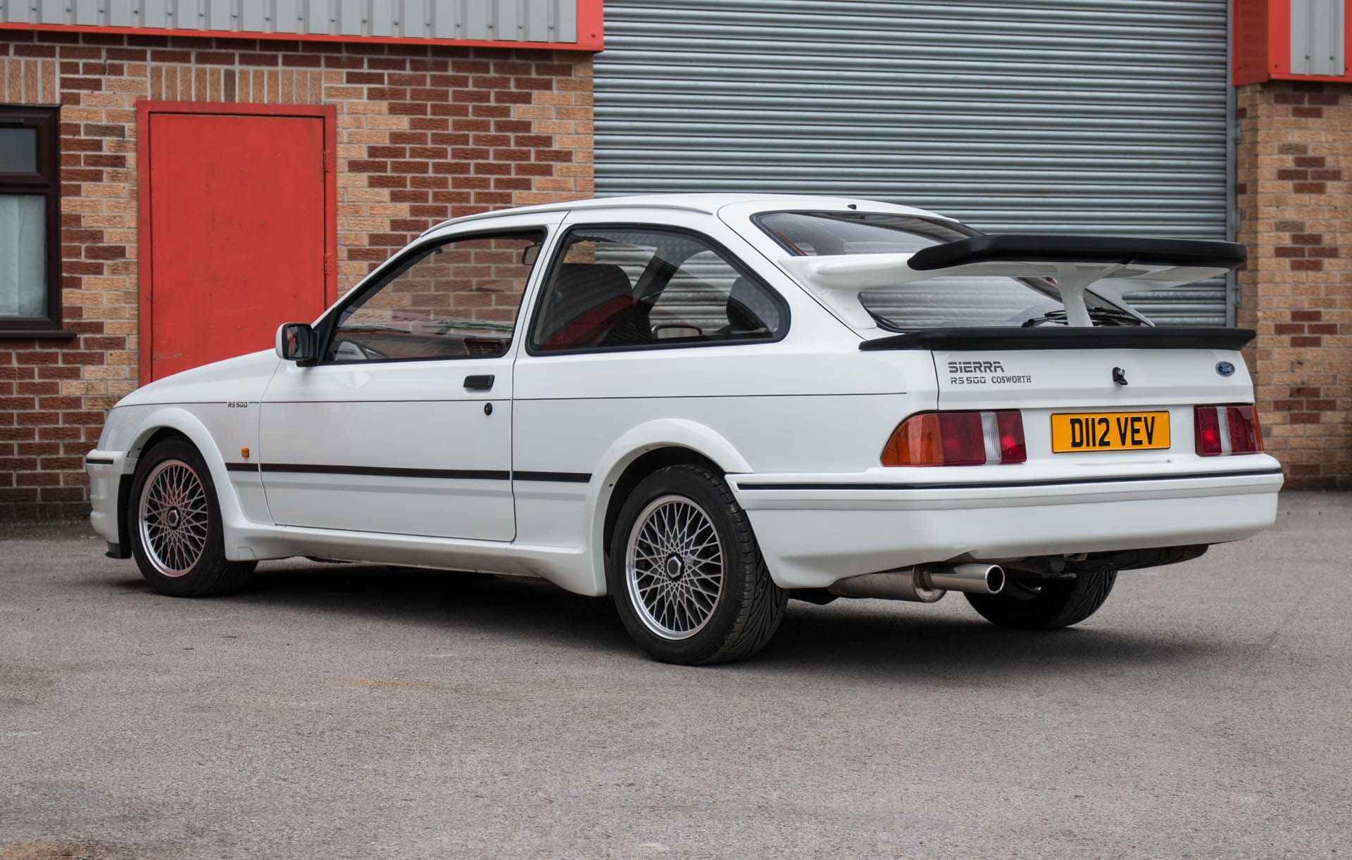 1987 Ford Sierra RS500 Cosworth Chassis No1 rear angle HR The Very First Ford Sierra Cosworth RS500 Could Be The Vintage Hot Hatch You’ve Been Looking For