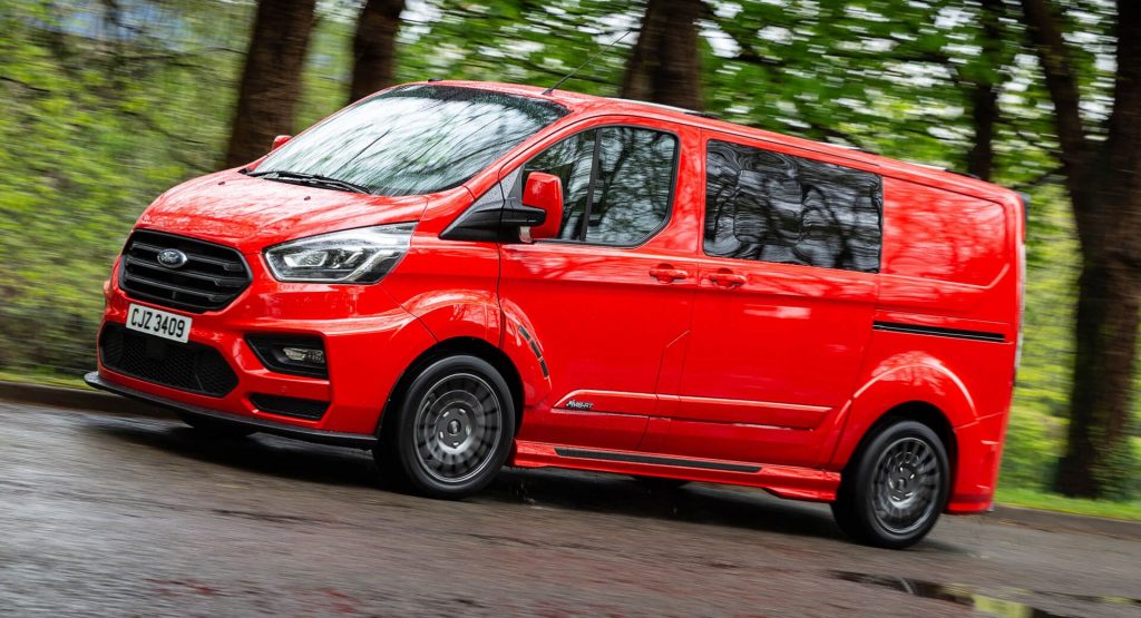  Rally-Inspired MS-RT Ford Transit Custom Is Soccer Dad’s Van