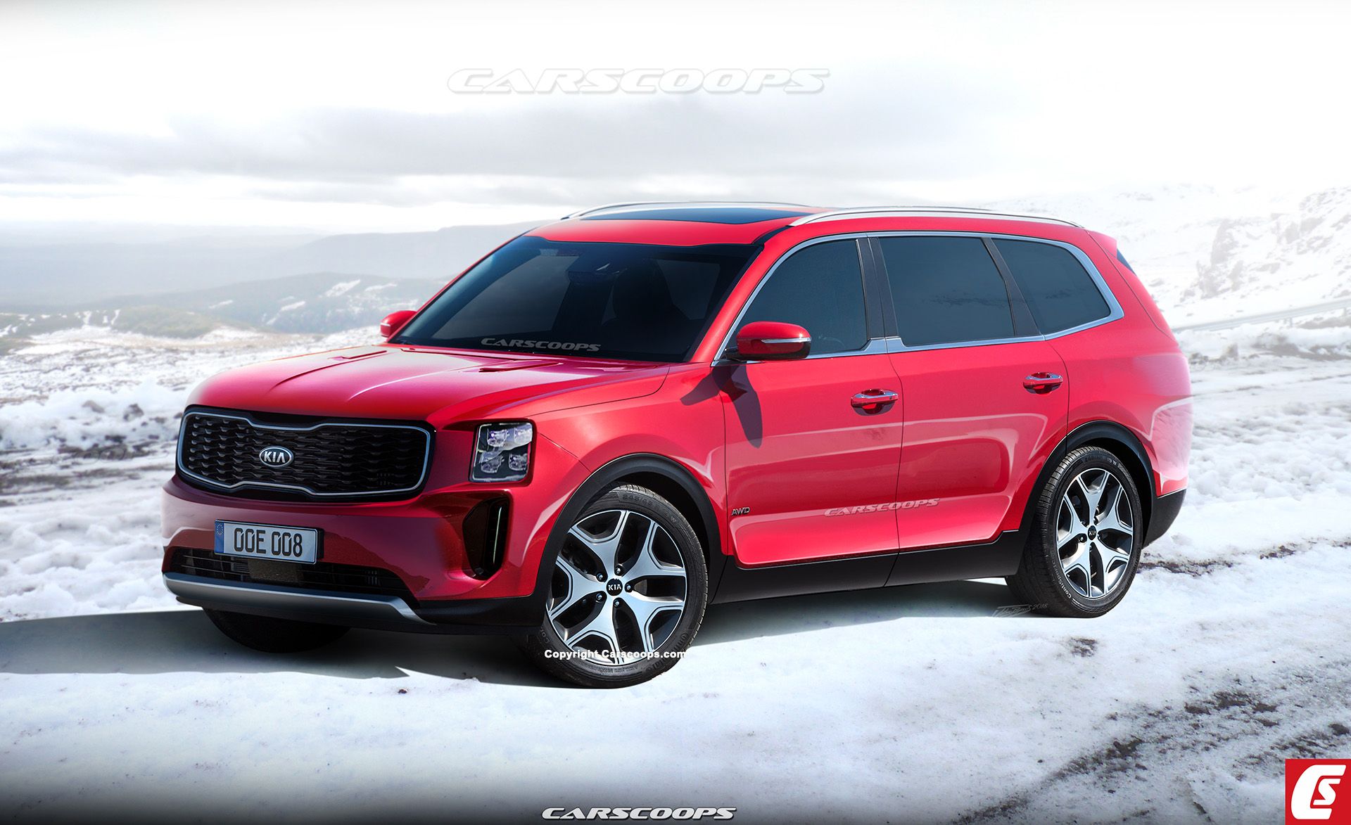 2019 Kia Telluride Large SUV Carscoops