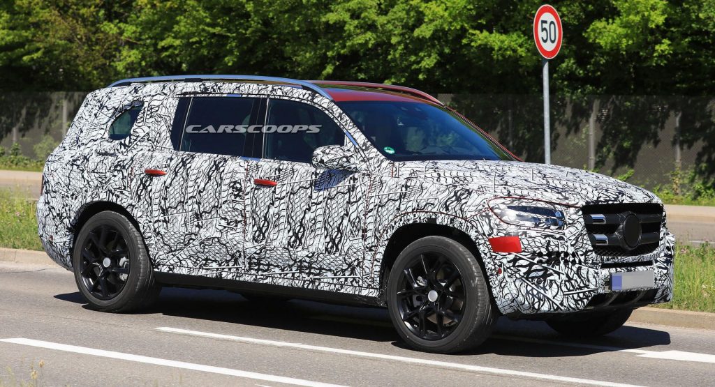 2019-mercedes-gls-less-camo-spy-27 2019 Mercedes GLS Drops Body Cladding, Looks Just Like We Thought It Would
