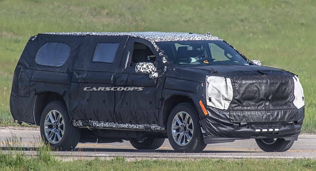  All-New 2020 Chevy Suburban Prototype Tries To Hide Independent Rear Suspension
