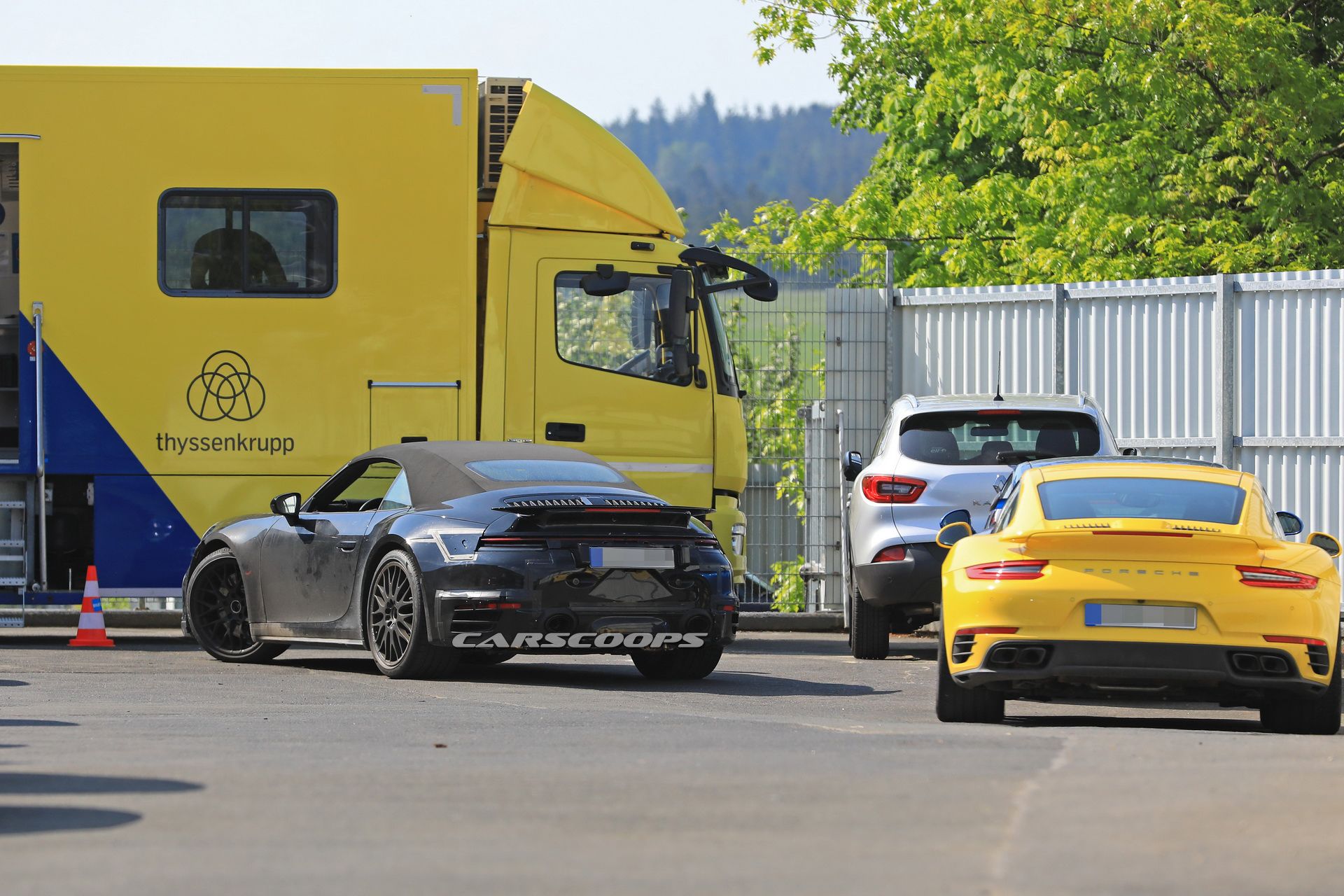 2020-porsche-911-turbo-cabrio-first-spy-11 2020 Porsche 911 Turbo Cabrio: Here’s What We Know About It