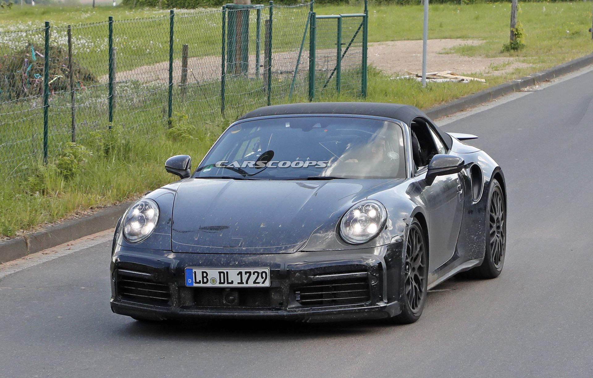 2020-porsche-911-turbo-cabrio-first-spy-13 2020 Porsche 911 Turbo Cabrio: Here’s What We Know About It