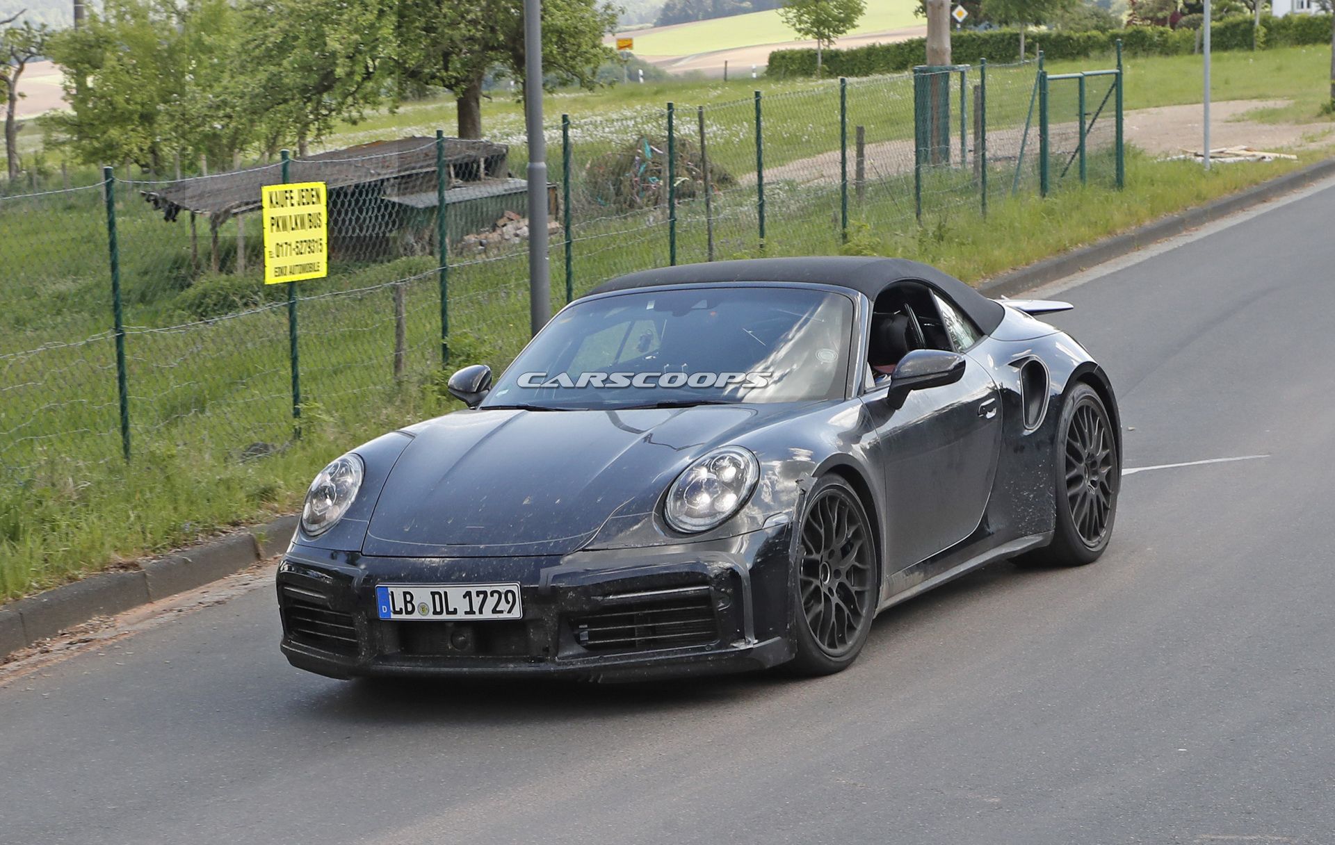 2020-porsche-911-turbo-cabrio-first-spy-14 2020 Porsche 911 Turbo Cabrio: Here’s What We Know About It