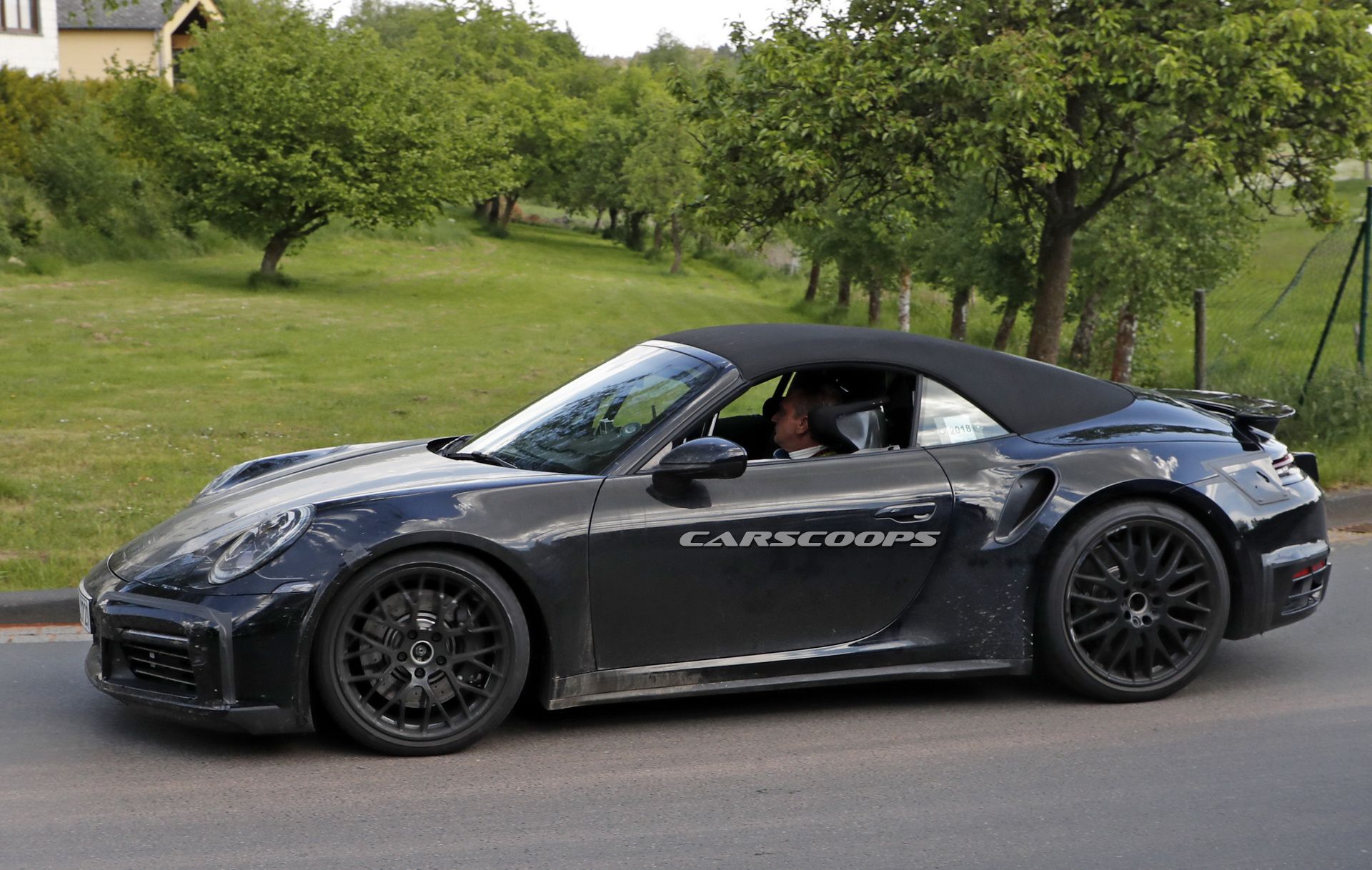 2020-porsche-911-turbo-cabrio-first-spy-16 2020 Porsche 911 Turbo Cabrio: Here’s What We Know About It