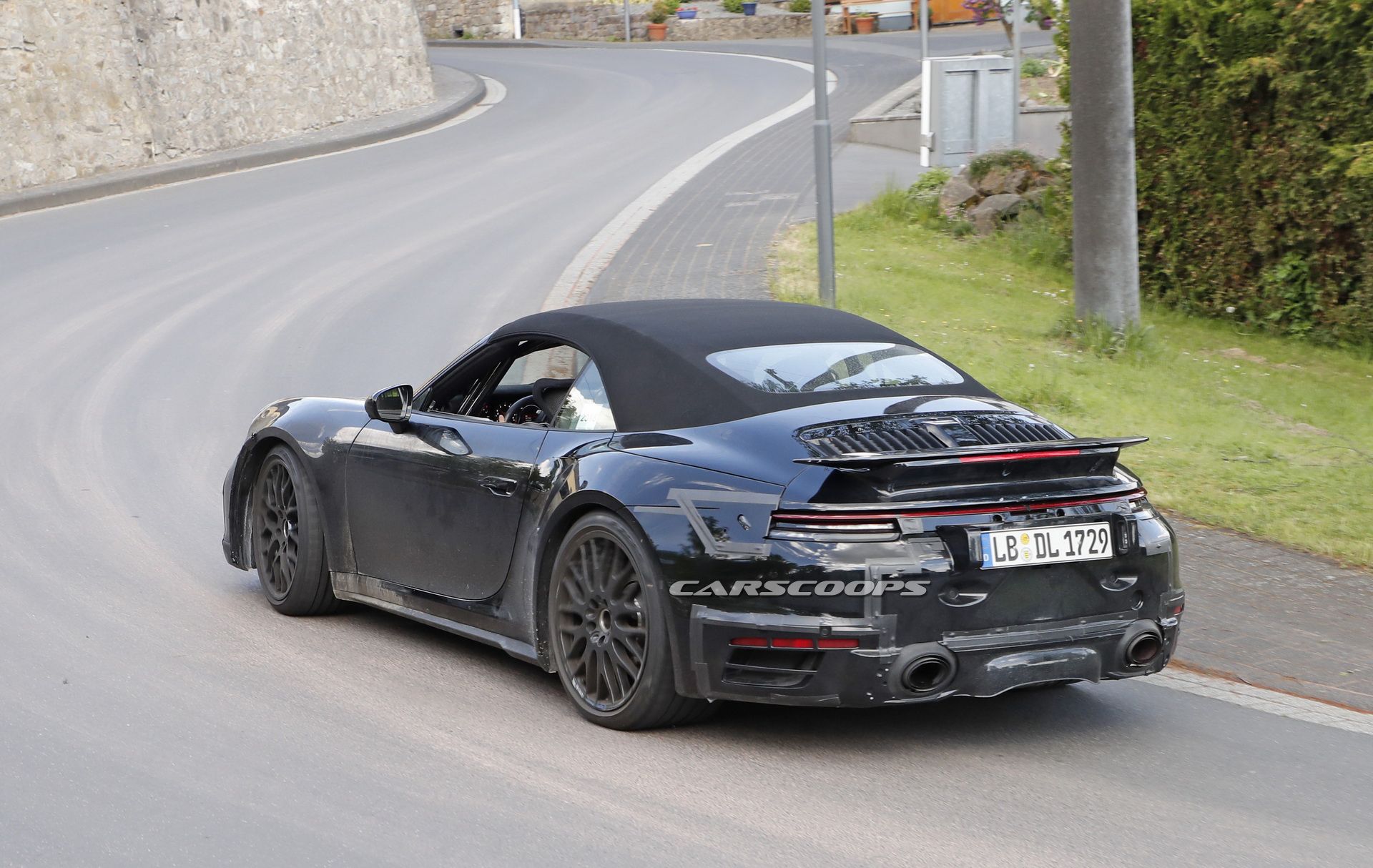 2020-porsche-911-turbo-cabrio-first-spy-20 2020 Porsche 911 Turbo Cabrio: Here’s What We Know About It