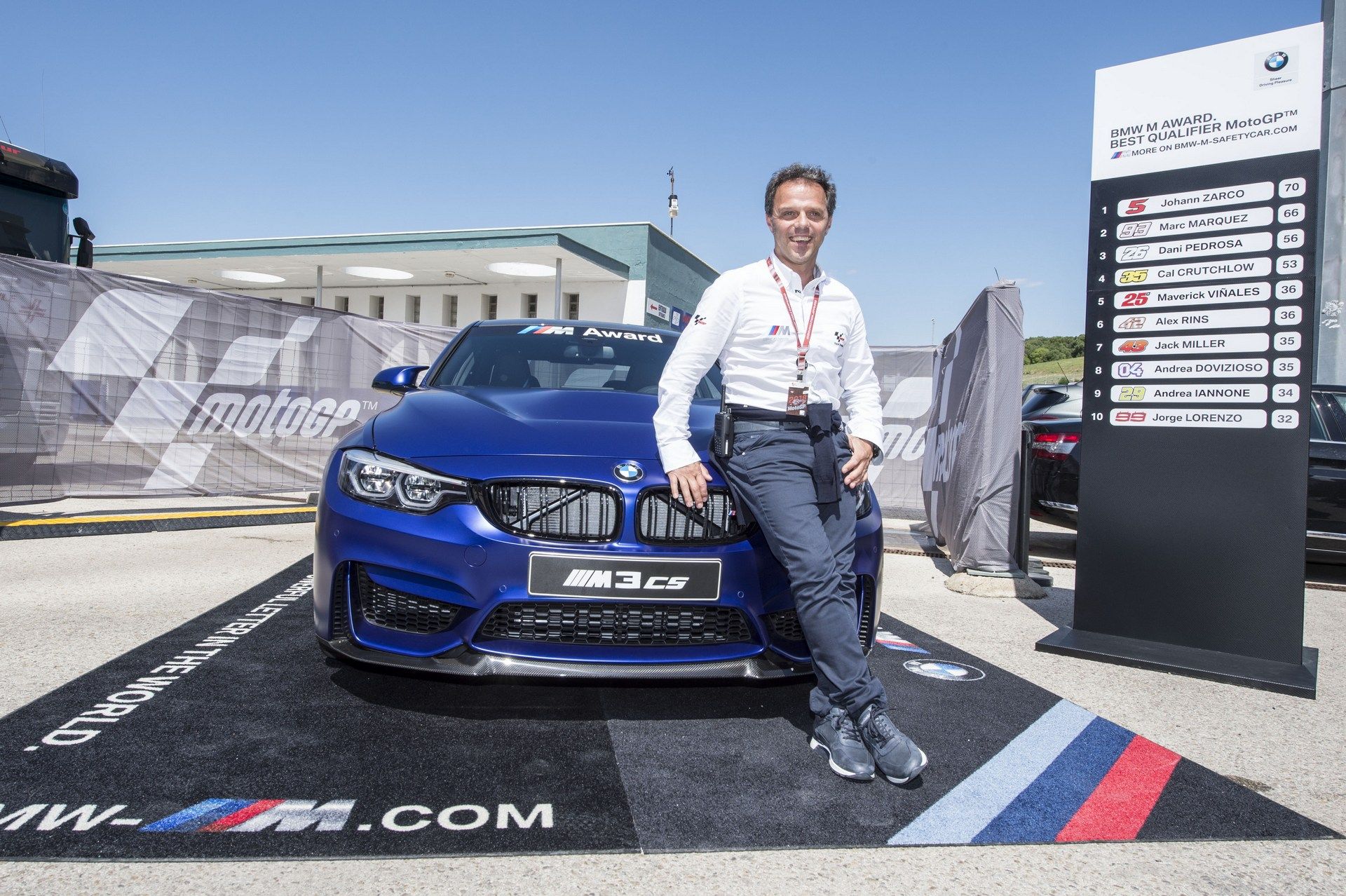 BMW-M3-CS-18 BMW M3 CS Will Go To This Year’s Fastest Qualifier In MotoGP