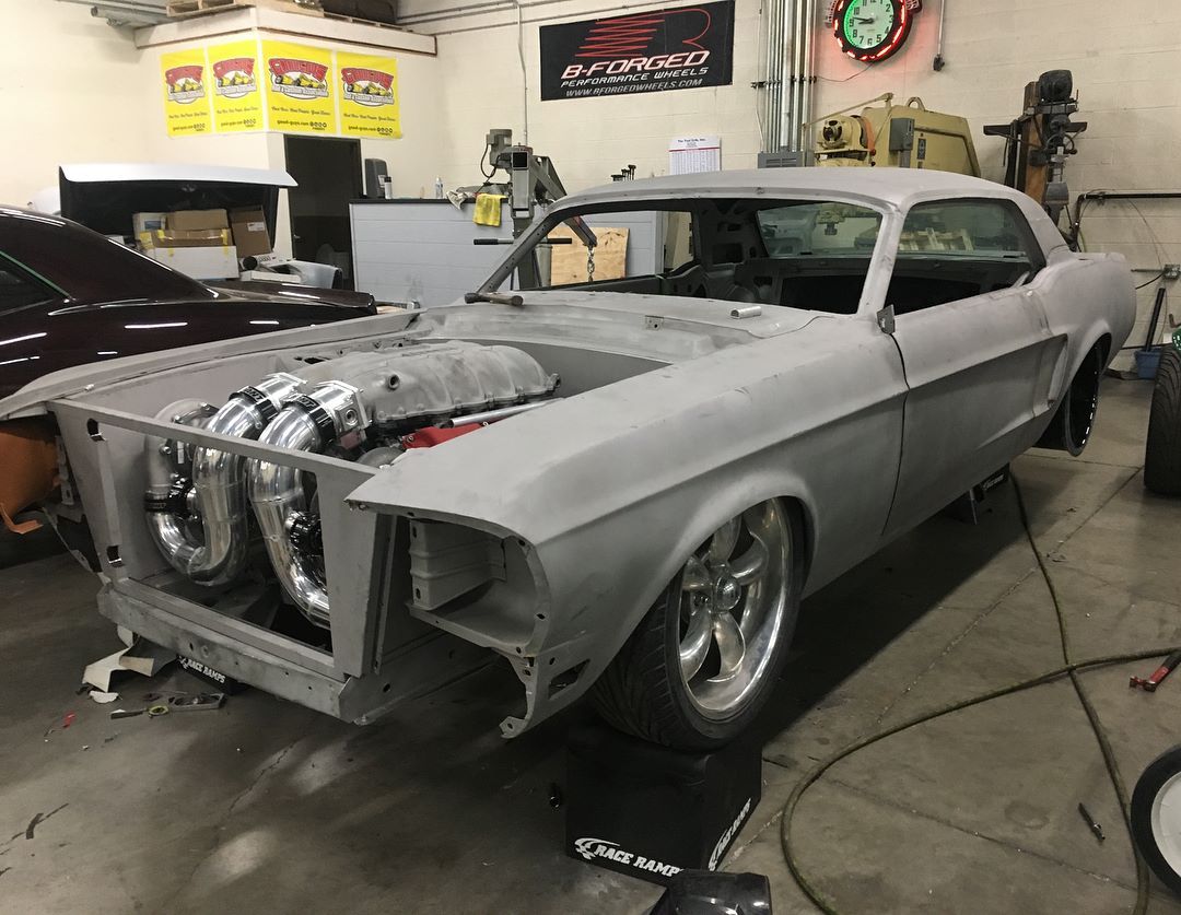 Ford-Mustang-Corruptt-04 This ’68 Ford Mustang Is Getting A Twin-Turbo Ferrari V8