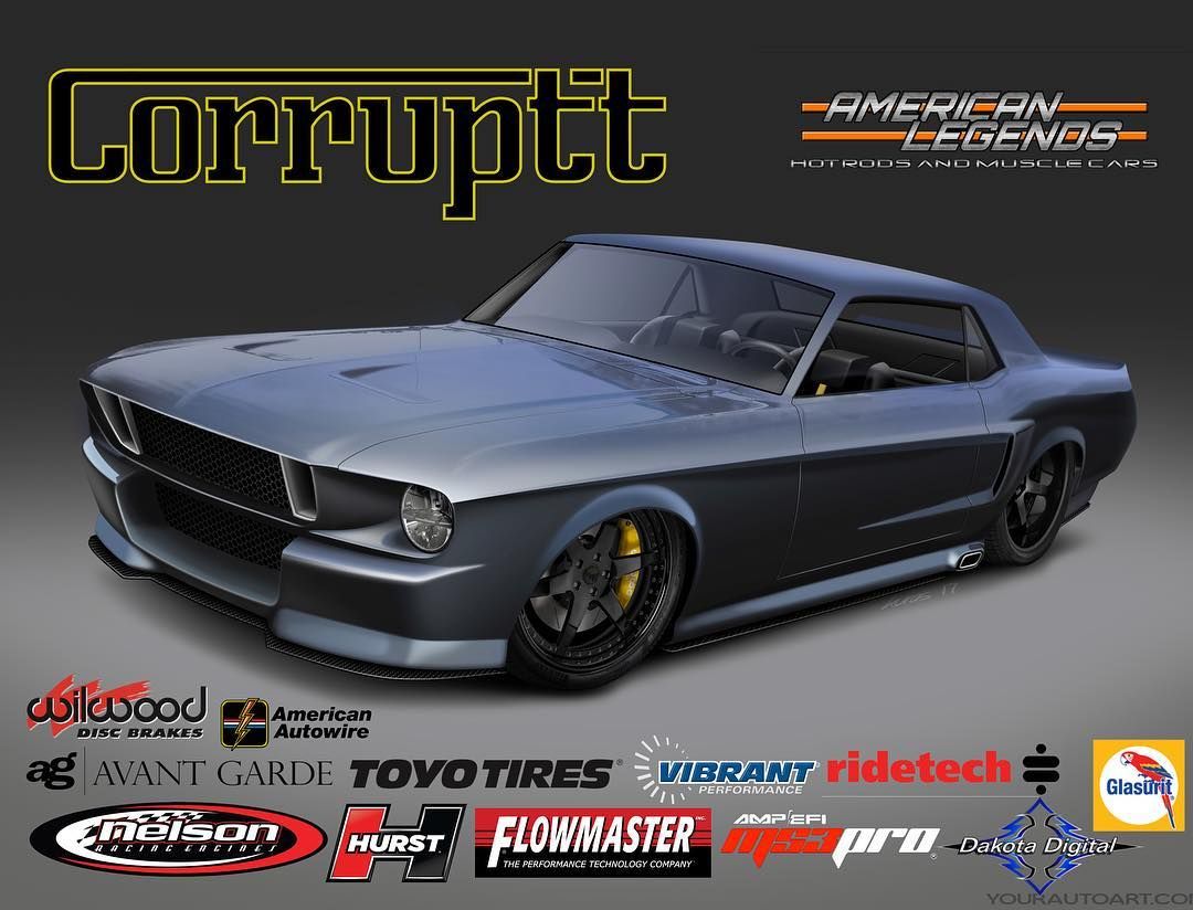 Ford-Mustang-Corruptt-10 This ’68 Ford Mustang Is Getting A Twin-Turbo Ferrari V8