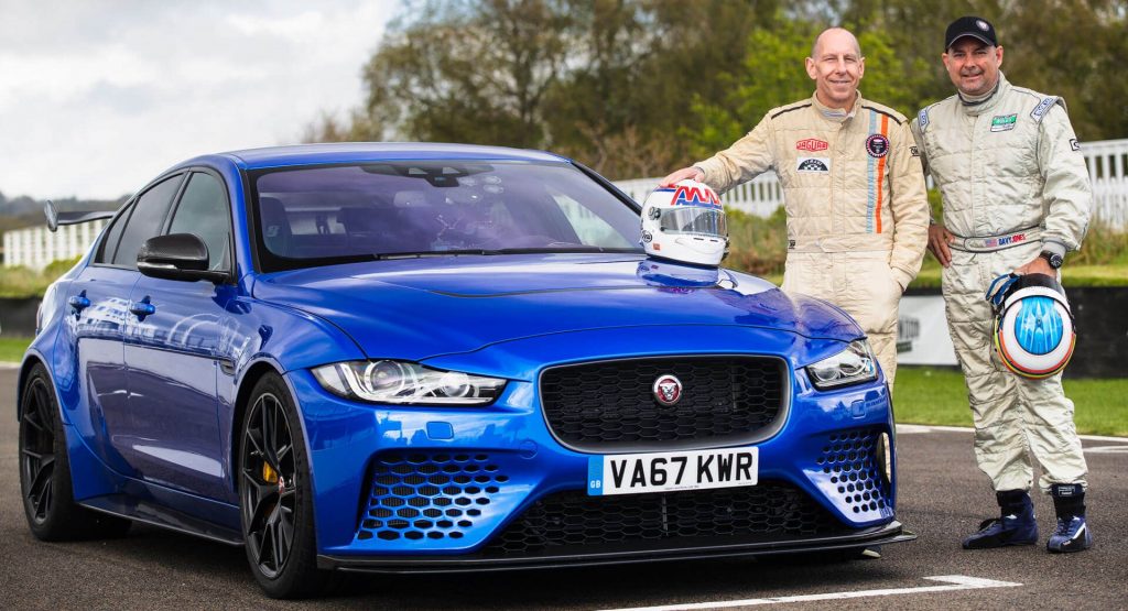 Andy Wallace and Davy Jones Take A Spin In The Jaguar XE SV Project 8