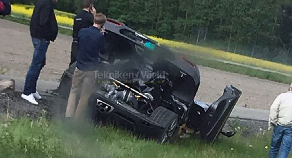  One-Off Koenigsegg Agera RS Gryphon Crashed For The Second Time