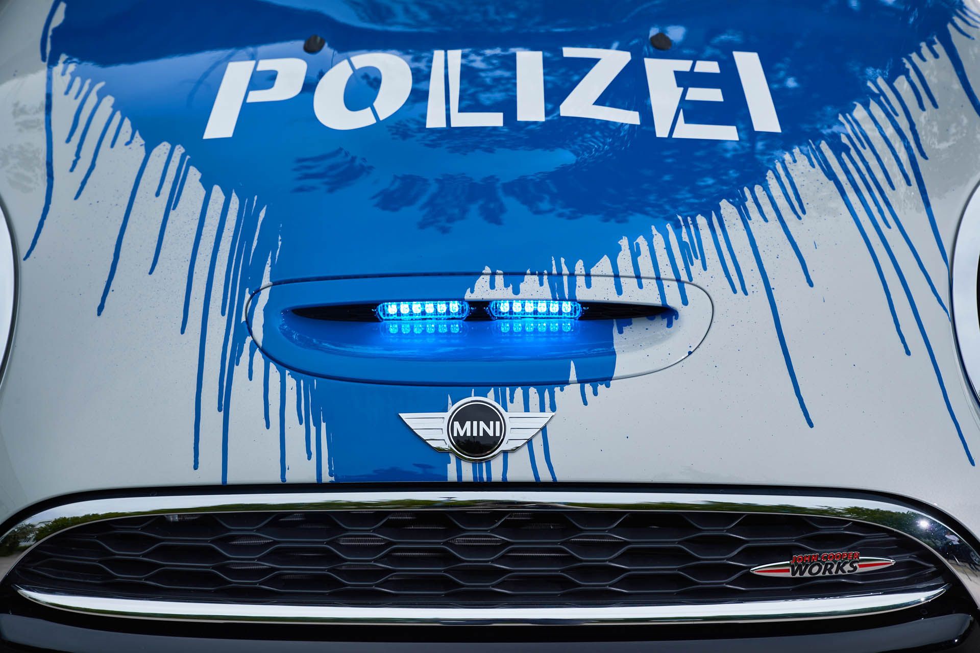 MINIJohnCooperWorks-police-car07 Mini JCW Makes For A Pretty Cool Little Cop Car At BMW’s RETTmobil Stand