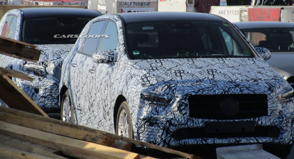Mercedes’ Compact Car Family Scooped At LAX