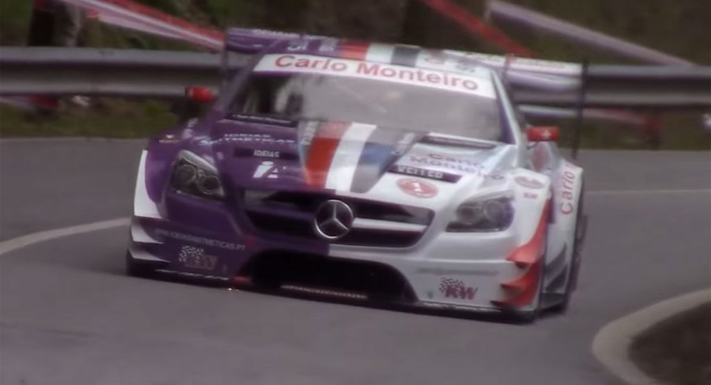 This 620 HP Mercedes SLK Hillclimber Ain’t No Hairdresser’s Car