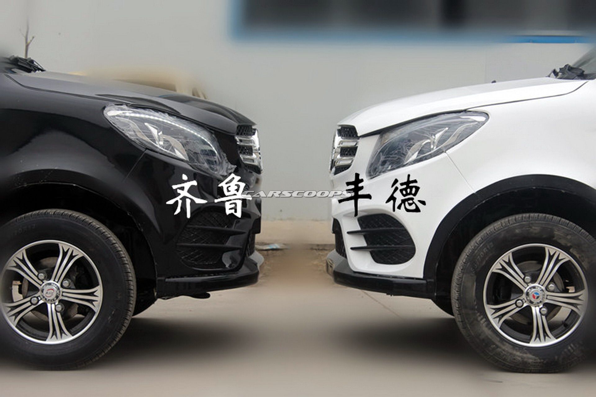 Chinese Photocopier Strikes Back: Mini Electric Mercedes GLE And Range Rover Evoque