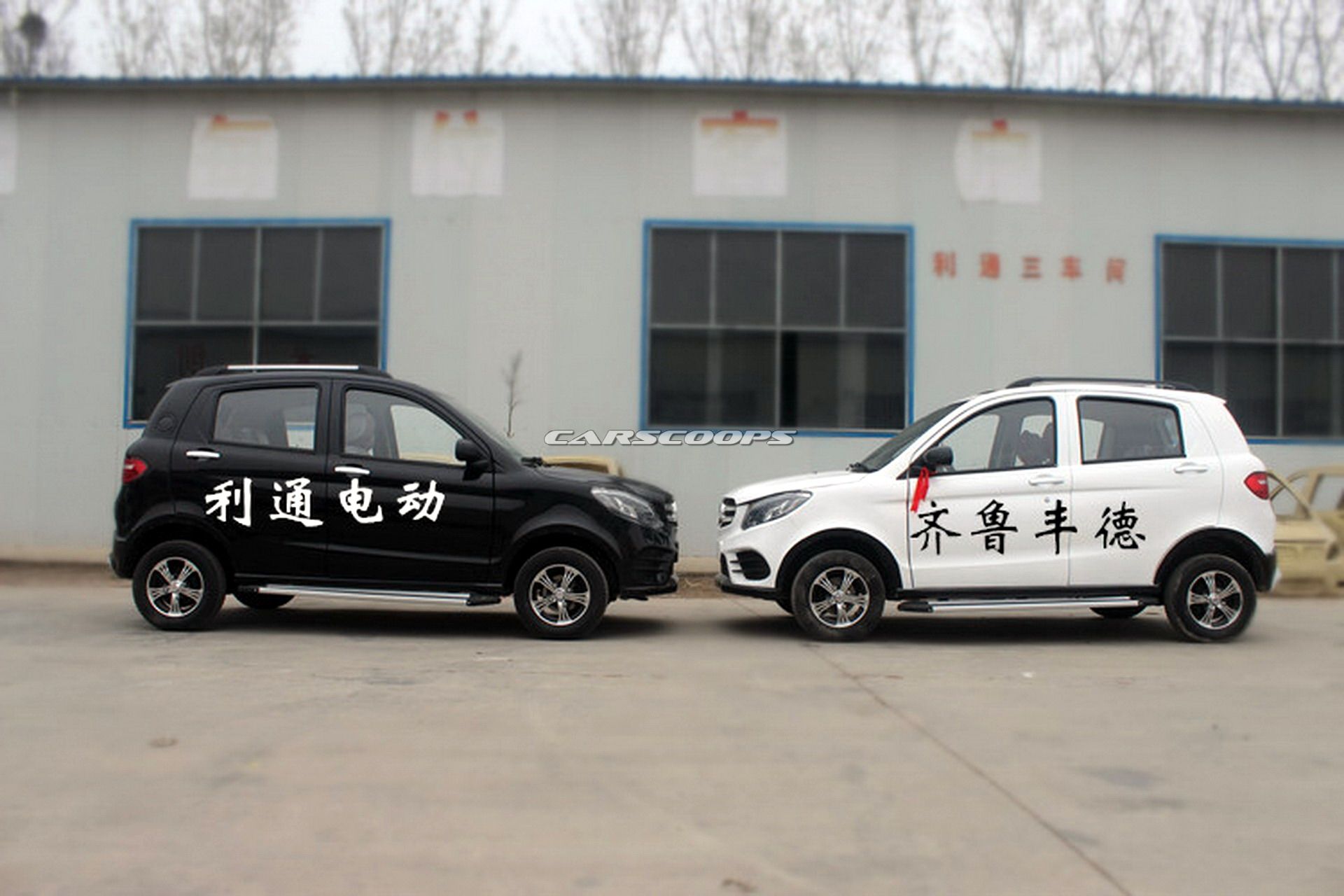 Chinese Photocopier Strikes Back: Mini Electric Mercedes GLE And Range Rover Evoque