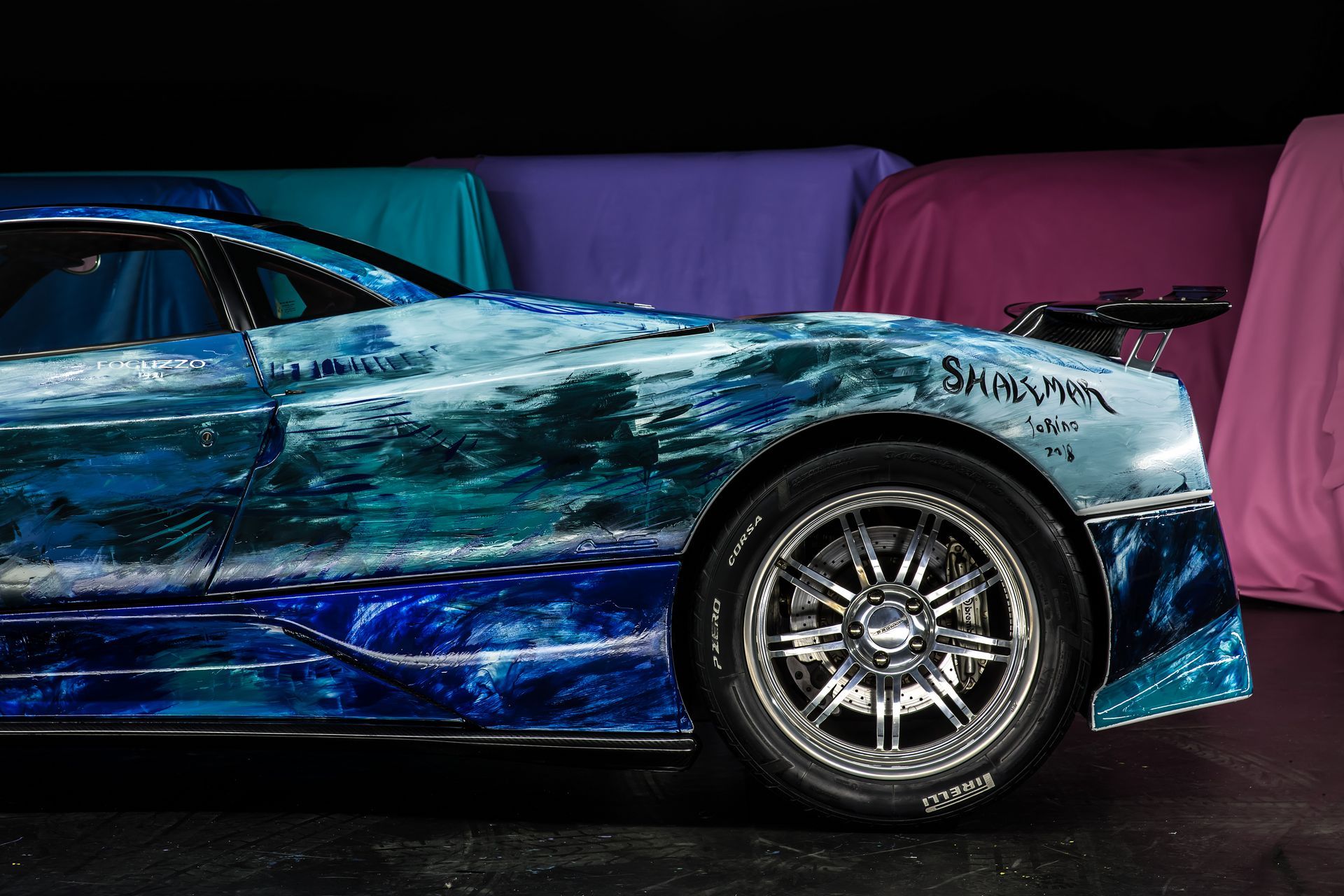 Pagani-Zonda-S-Shalemar-Sharbatly-14 Saudi Artist Creates Eye-Catching Pagani Zonda S Art Car