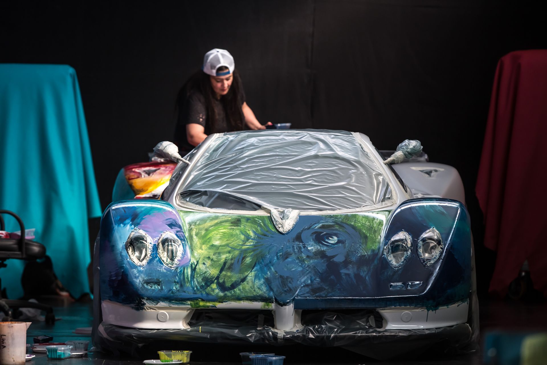 Pagani-Zonda-S-Shalemar-Sharbatly-4 Saudi Artist Creates Eye-Catching Pagani Zonda S Art Car