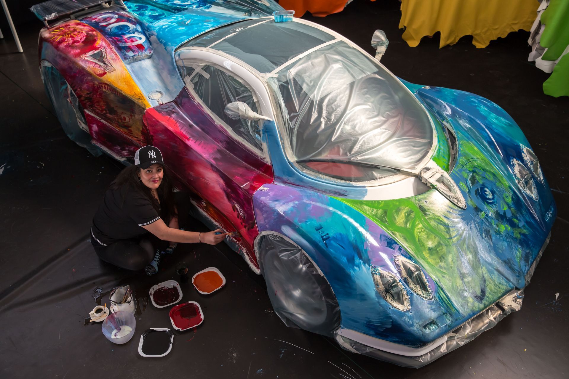 Pagani-Zonda-S-Shalemar-Sharbatly-5 Saudi Artist Creates Eye-Catching Pagani Zonda S Art Car