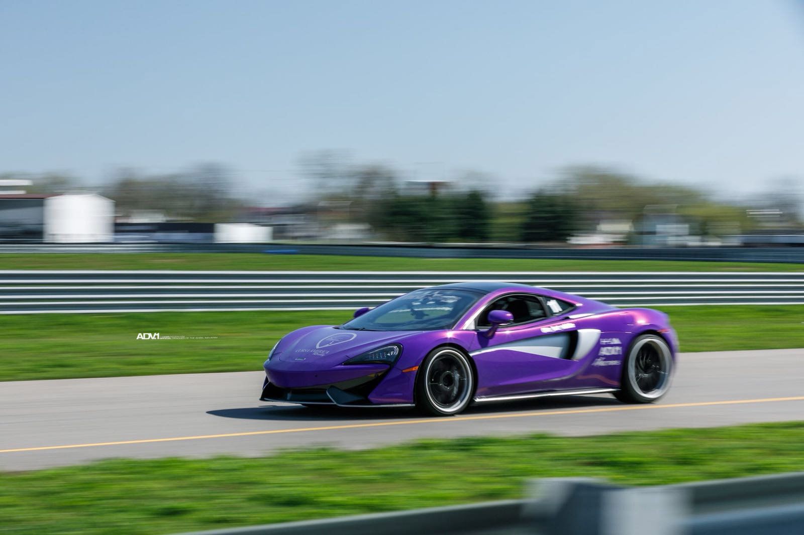 Purple-McLaren-ADV1-Wheels-15 McLaren 570GT Looks Dapper Brandishing Purple Wrap, Custom Wheels