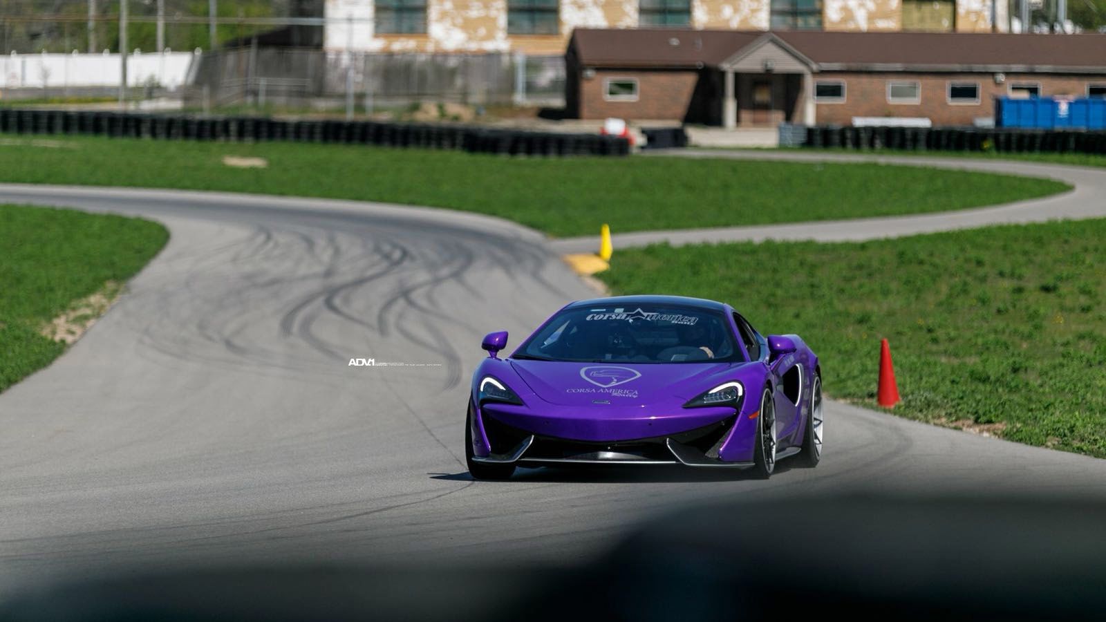 Purple-McLaren-ADV1-Wheels-17 McLaren 570GT Looks Dapper Brandishing Purple Wrap, Custom Wheels