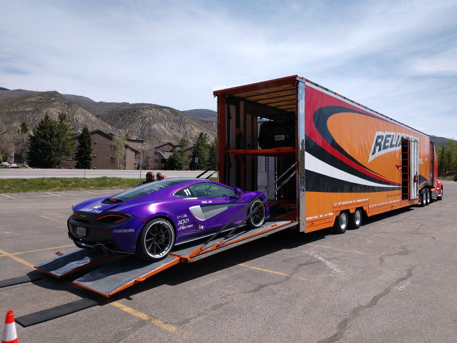 Purple-McLaren-ADV1-Wheels-19 McLaren 570GT Looks Dapper Brandishing Purple Wrap, Custom Wheels