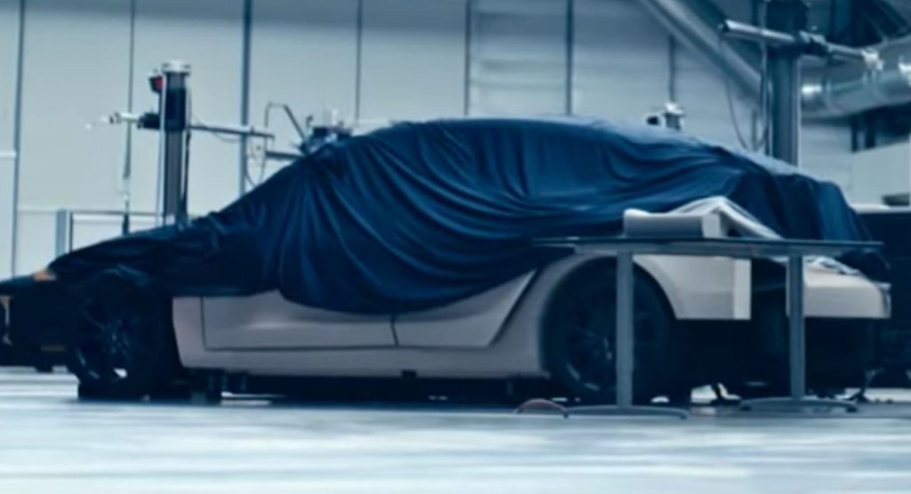 Tesla Teases Mysterious New Car, Is It The Model Y?
