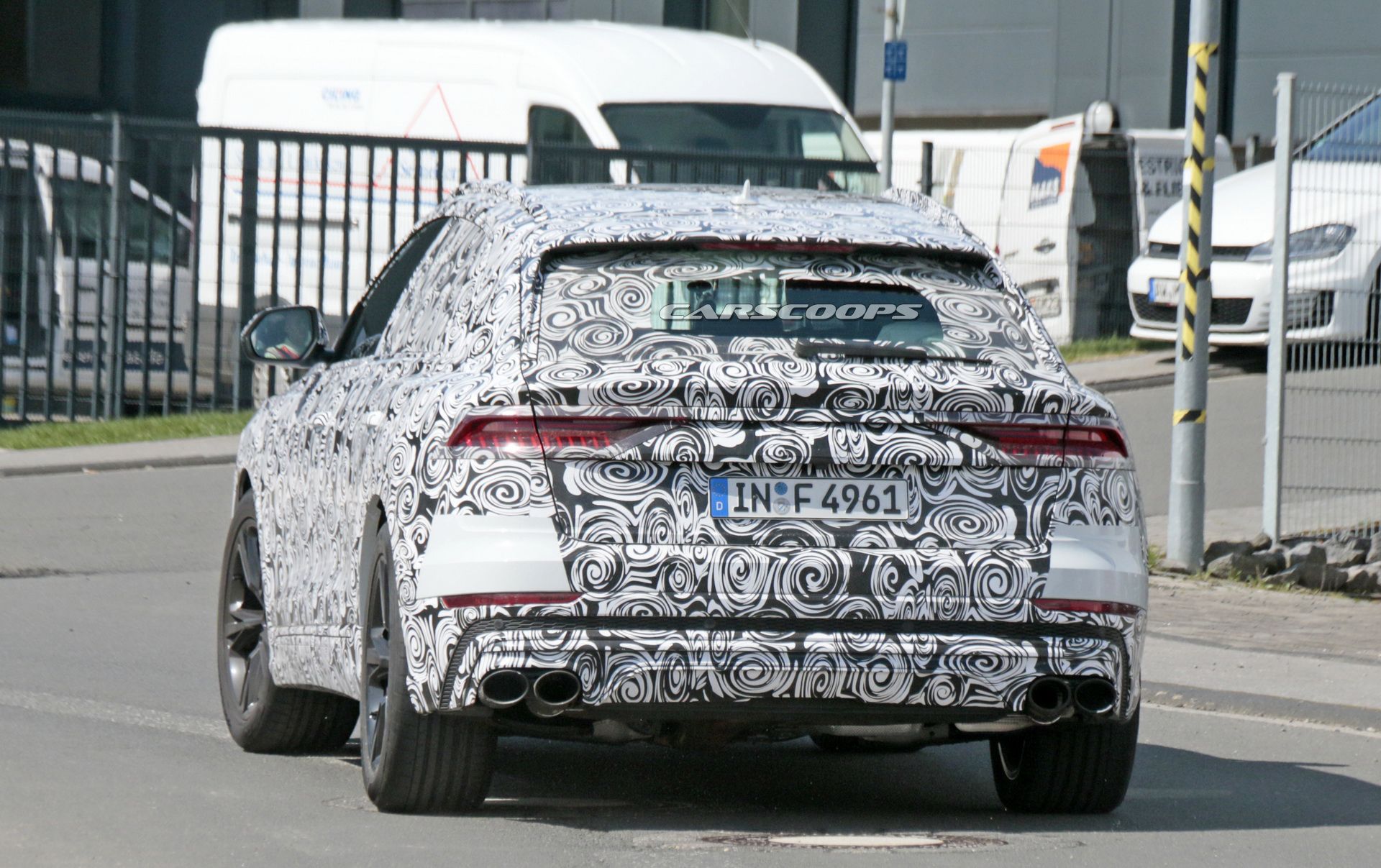 audi-rs-q8-spy-shots-11 Discount Urus: Possible Audi RS Q8 Prototype Poses As SQ8