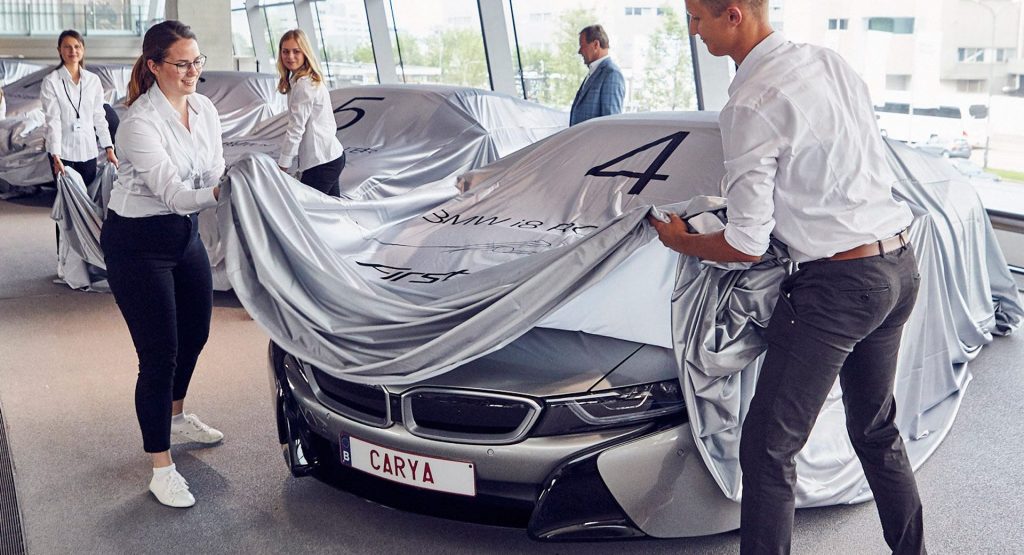  BMW Delivered The First 18 i8 Roadsters All At Once