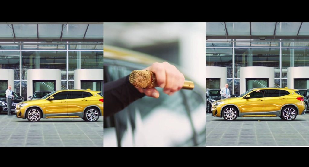BMW X2 Targets Mercedes In New Ad, Drops Mic On Them