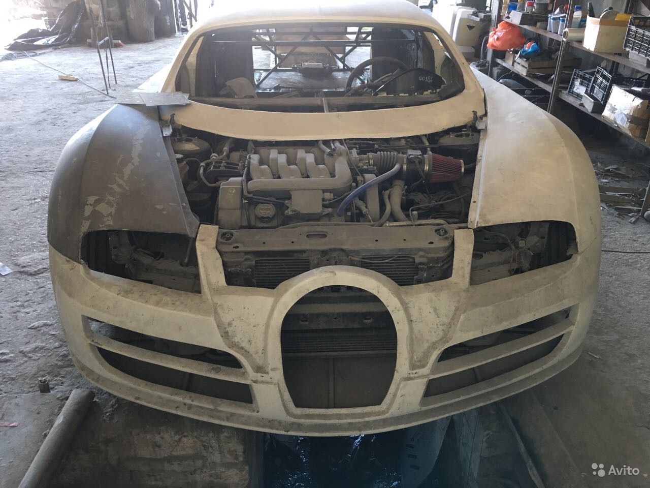 bugatti-veyron-super-sports-replica-1 Purchase This Unfinished Bugatti Veyron Replica For $4,000
