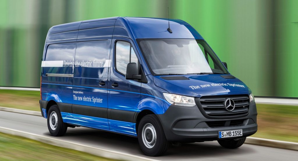  Mercedes eSprinter Offers Two Battery Options For Up To 93 Miles Of Electric Range