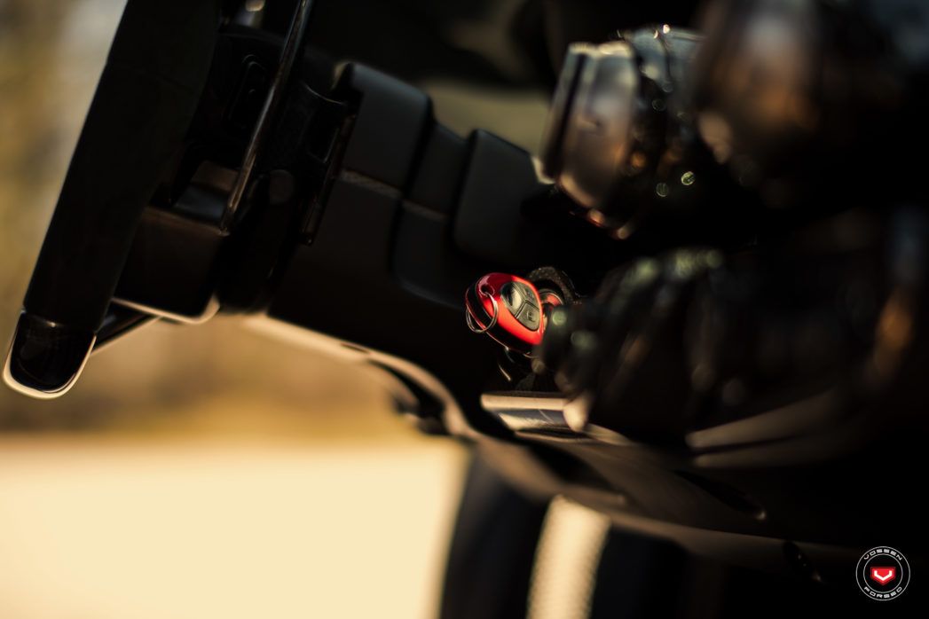 ferrari-laferrari-yellow-vossen-wheels-13 Yellow Ferrari LaFerrari Matches Black Roof With Satin Black Wheels
