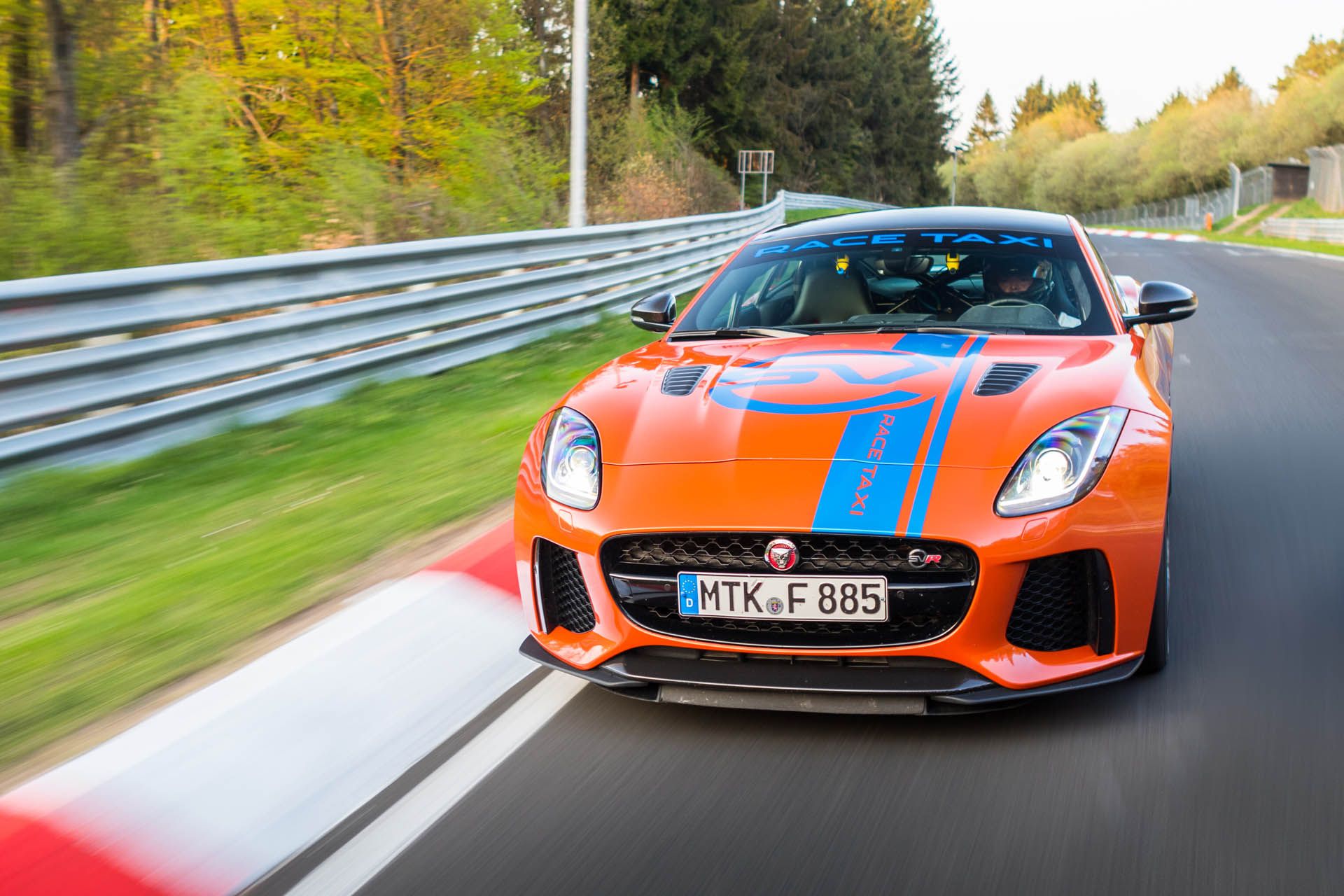 jaguarracetaxiftypesvra8662 copy Take The Ride Of Your Life In Jaguar’s F-Type SVR And XJR575 ‘Ring Taxis