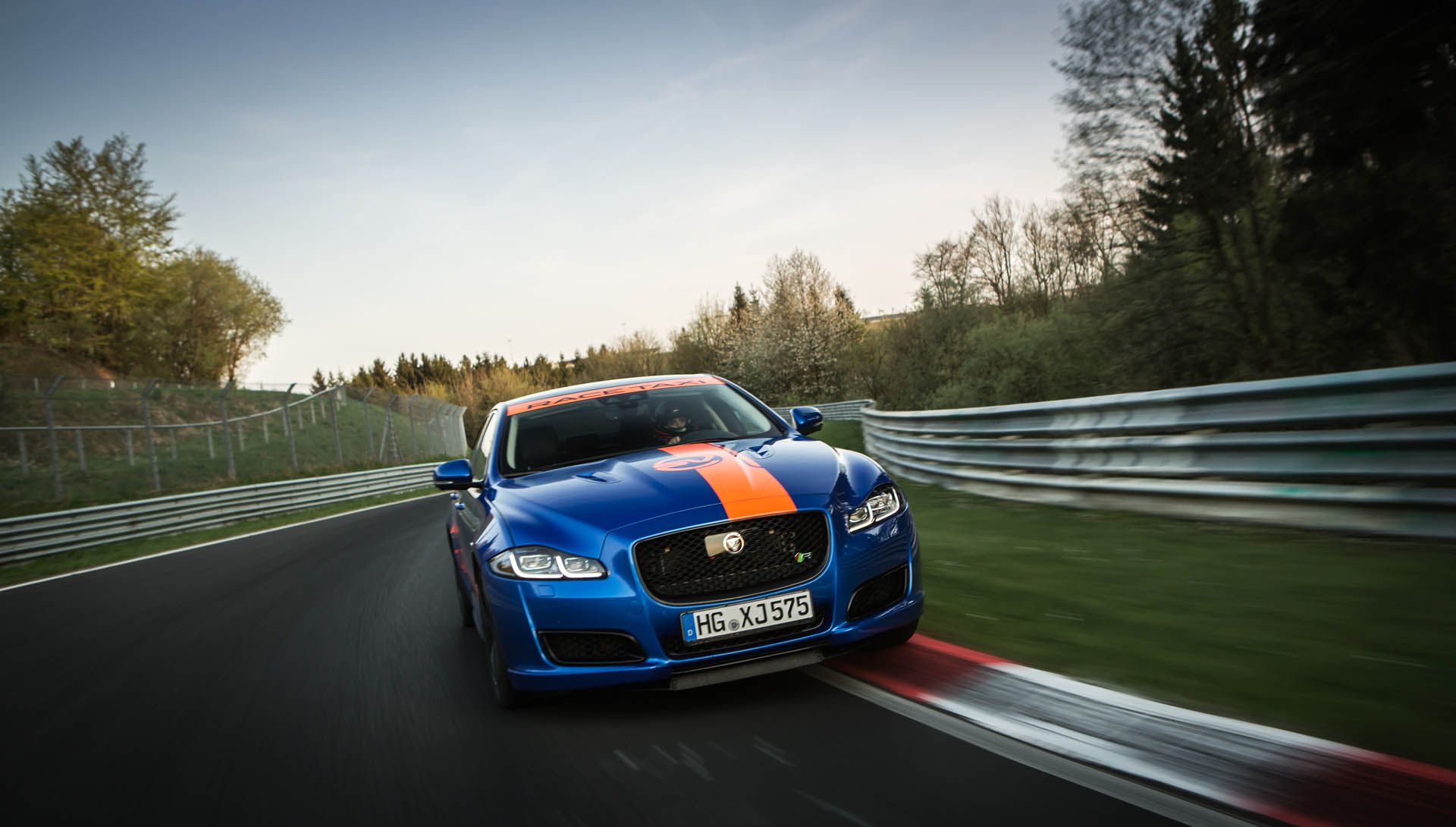 jaguarracetaxixjr55a9586 copy Take The Ride Of Your Life In Jaguar’s F-Type SVR And XJR575 ‘Ring Taxis