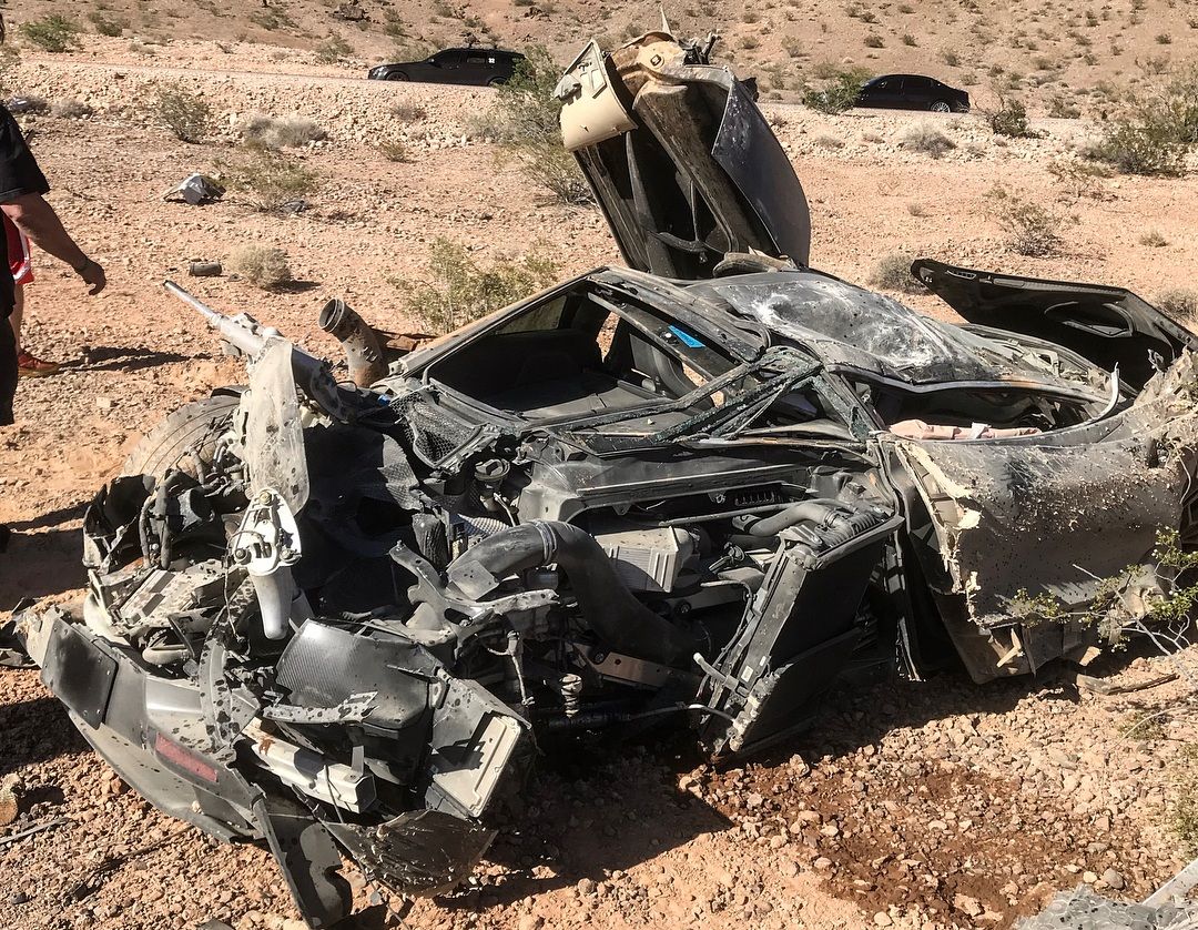 mclaren-720s-crash-las-vegas-4 McLaren 720S Turned Into A Pile Of Junk Following Horrific Crash