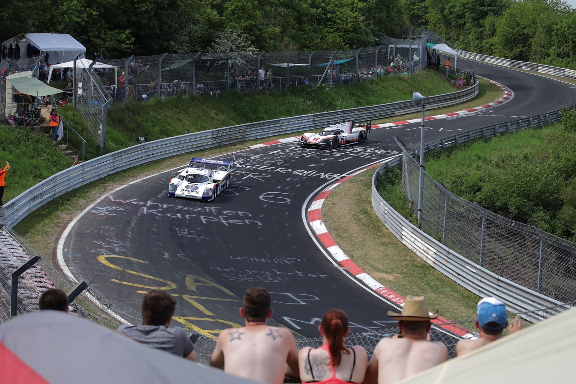 porsche-919-956-nurburgring-11 Watch The Porsche 919 And 956 Lap The Nurburgring In Tandem