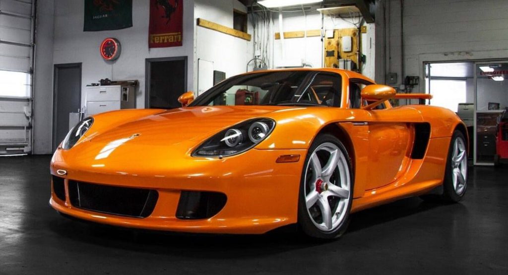 $1.5M Gets You A Barely Driven 2005 Porsche Carrera GT In Arancio Borealis