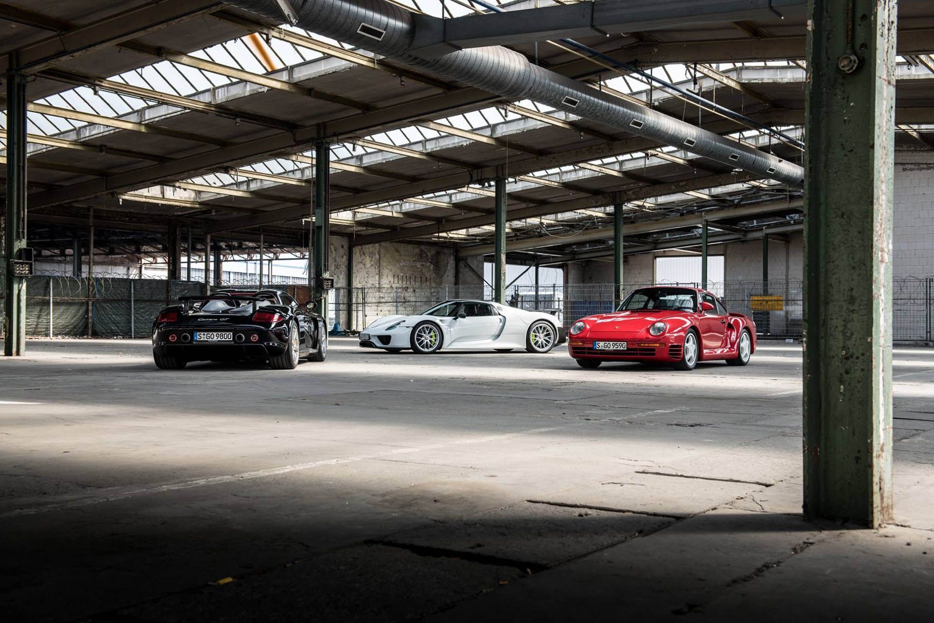 porsche-hypercars-0 Three Generations Of Porsche Hypercar Hit The Road All Together