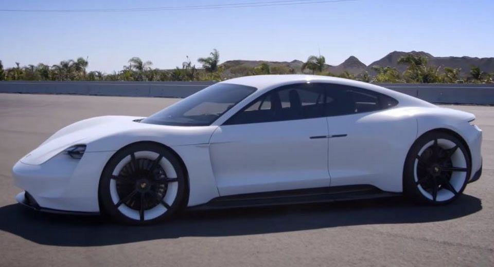  Adam Levine Samples Porsche Mission E Concept, Moves Like Jagger