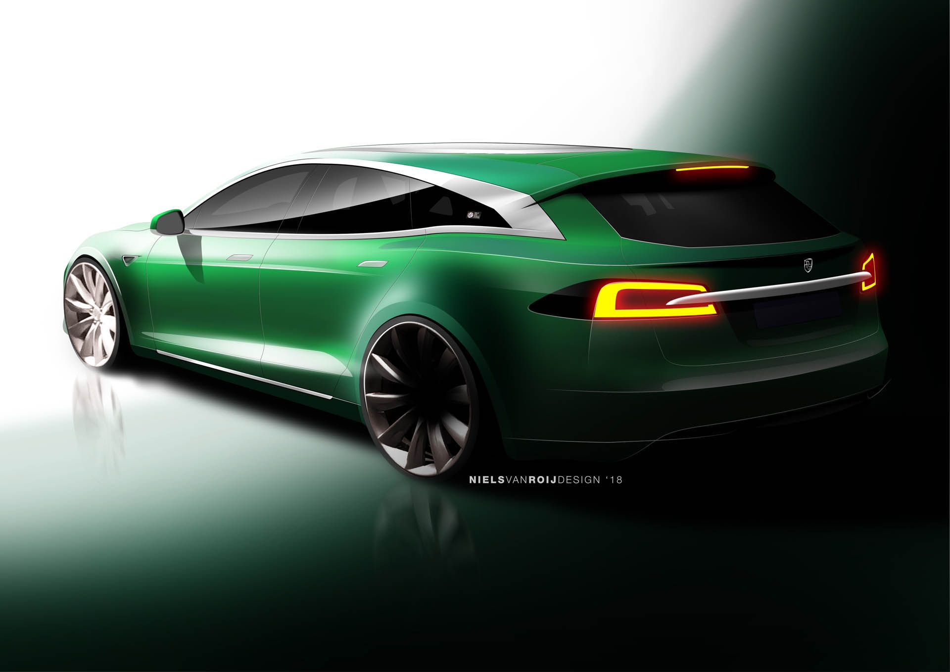 tesla-model-s-shooting-brake-remetzcar-03 Tesla Model S Shooting Brake Is Ready To Start Wagon Its Tail