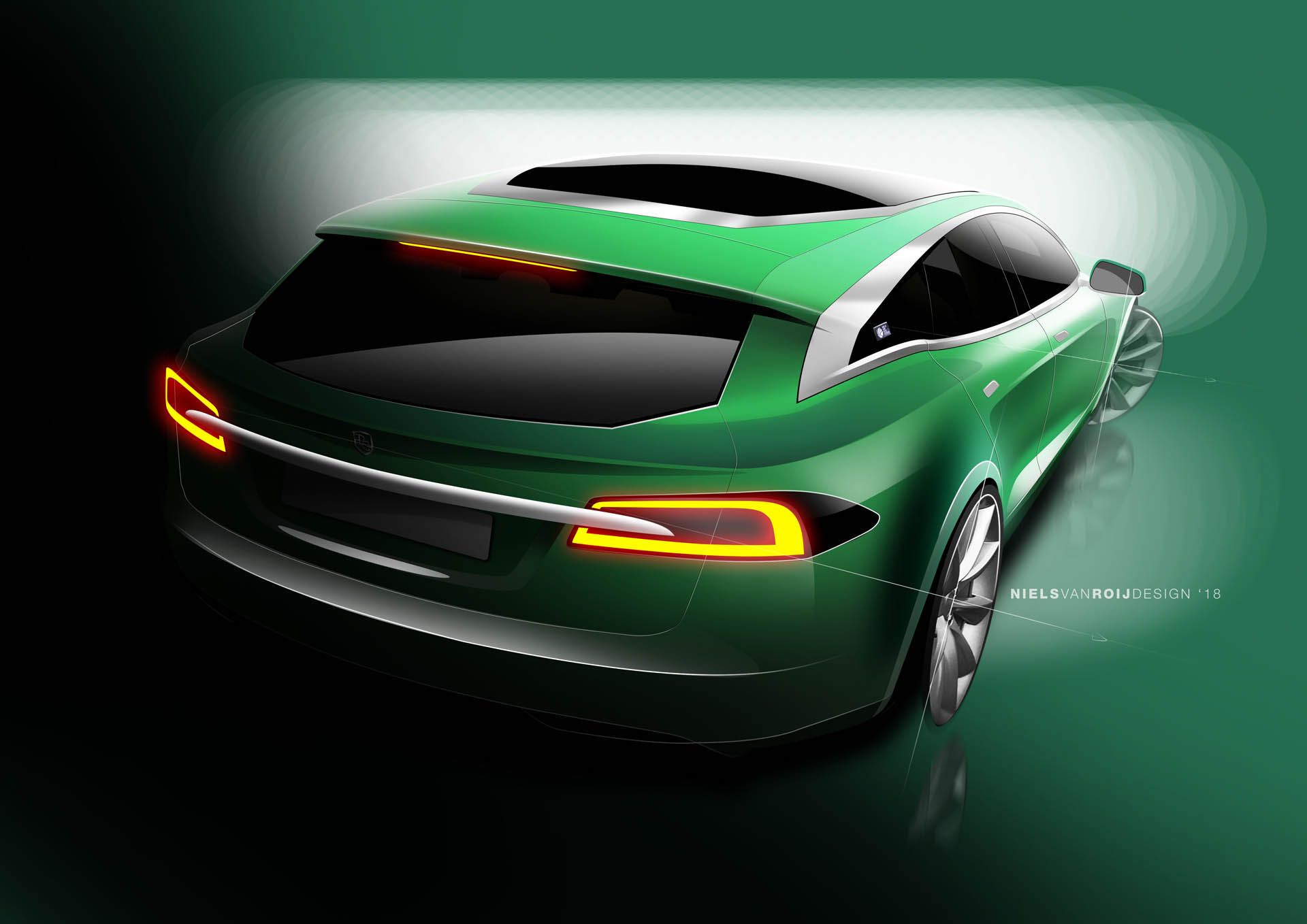 tesla-model-s-shooting-brake-remetzcar-04 Tesla Model S Shooting Brake Is Ready To Start Wagon Its Tail