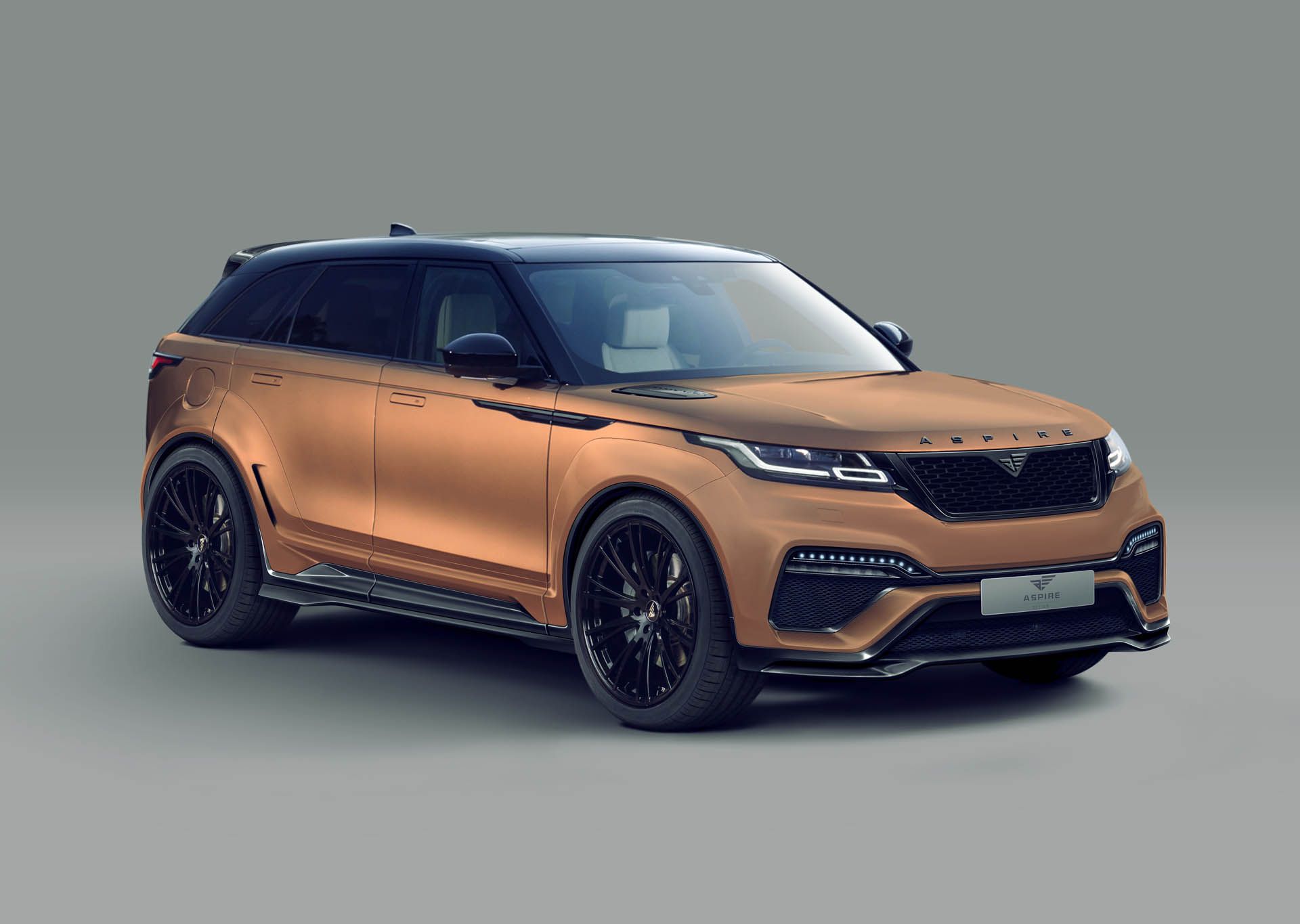Aspire-Velar-2018-Front-Brown copy Aspire Design Gives The Range Rover Velar A Wider Stance